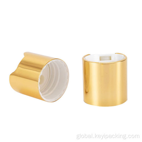 Aluminum Top Bottle Plastic Disc Cap For Cosmetic